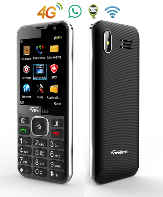 Support WhatsApp Facebook Wholesale 2.8 Inch Low End Keypad Mobile Phone 4g