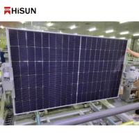 Panneaux solaires Topcon haute efficacité 630W 640W, modules photovoltaïques bifaciaux mono double vitrage 620W 645W 650W en stock