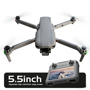 Dron Aéreo Profesional Estable 019 <span class=keywords><strong>con</strong></span> Cámara 4K Ultra HD, Pantalla de 5.5 Pulgadas, Wifi 5G, Quadcopter RC para Principiantes - Product Image 1