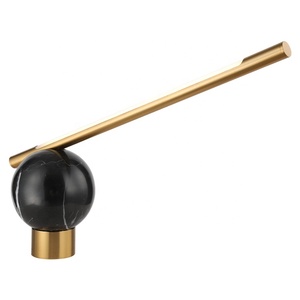 Nórdicos creativo moderno mármol bola Bade LED de la lámpara de mesa para decorativos para el hogar - Product Image 1