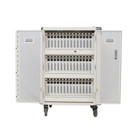 Chariot de charge en acier pour 42 appareils, modèle TN-CHGC-42PR-BF, pour ordinateurs portables, téléphones portables, chariot de rangement, équipement éducatif, 680x500x1127mm