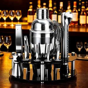 <span class=keywords><strong>Set</strong></span> Shaker <span class=keywords><strong>per</strong></span> <span class=keywords><strong>Cocktail</strong></span> in Acciaio Inox <span class=keywords><strong>per</strong></span> Uso Commerciale, <span class=keywords><strong>Set</strong></span> Regalo Completo <span class=keywords><strong>per</strong></span> Preparazione <span class=keywords><strong>Cocktail</strong></span>, Accessori Bar Moderni 500mL - Product Image 2
