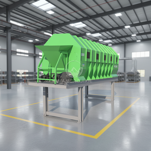 Cribadora Rotatoria Motorizada <span class=keywords><strong>de</strong></span> Alta Eficiencia con Control PLC para la Clasificación <span class=keywords><strong>de</strong></span> <span class=keywords><strong>Residuos</strong></span> <span class=keywords><strong>de</strong></span> Construcción - Product Image 1
