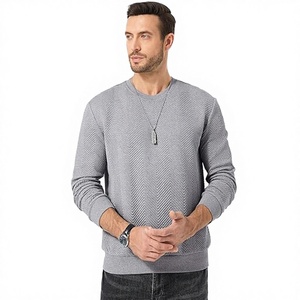 Nouveau design – Sweat-shirt pull-over surdimensionné en polyester/coton 350 g/m² doublé, respirant, col rond, chaud pour l'hiver, pour homme - Product Image 3