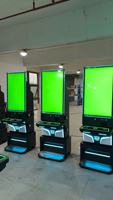 Moniteur tactile vertical 43 pouces, borne d'arcade en métal, machine de jeu à monnayeur, jeu de compétences