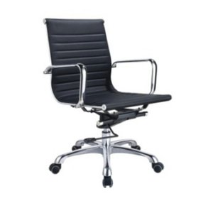 Silla de oficina moderna y cómoda de cuero 36019-1010D/B/A - Product Image 4