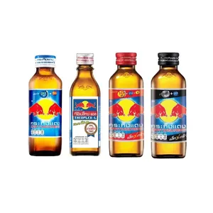 Thai RedBull Original Glass Bottle 150&145ML Enhanced Vitamin Functional Drinks