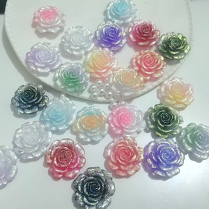 新しいホタル発光七花手作りクラフトDIYプラスチック/樹脂製携帯電話ケースヘアピンキーホルダーアクセサリー滴るような接着剤 - Product Image 1