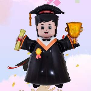 Temporada de graduación Hombres y mujeres <span class=keywords><strong>Dr</strong></span> Balloon Globo creativo Ins Globo de gran oferta para decoración de fiesta de graduados - Product Image 2