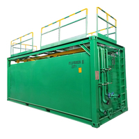 Réservoir de stockage de haute qualité Distributeur de carburant de 40000 litres Station-service portable Station-service mobile à vendre