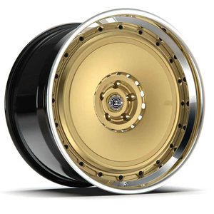 Cerchio in Lega Forgiato di Lusso Scomponibile in 2 Pezzi con Canale Rovesciato e Labbro Lucido per Auto 5x114.3 5x120 5x130 da <span class=keywords><strong>15</strong></span> 18 19 20 21 22 23 24 26 Pollici - Product Image 4
