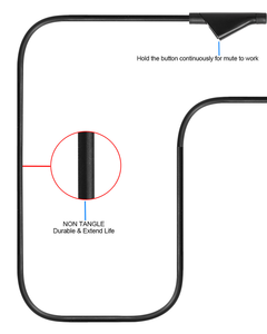 <span class=keywords><strong>Rallonge</strong></span> <span class=keywords><strong>de</strong></span> câble audio TPE <span class=keywords><strong>de</strong></span> remplacement avec contrôle du volume <span class=keywords><strong>de</strong></span> la fonction muette pour les casques <span class=keywords><strong>de</strong></span> jeu Logitech Astro A10 A40 A40TR - Product Image 5