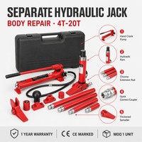 Kit de Reparación Hidráulica de Carrocería de 20 Toneladas, Juego de Pistón y Bomba Porta Power con Caja de Almacenamiento