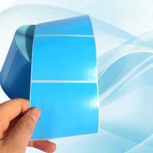 Autocollants thermiques adhésifs de couleur personnalisée, imperméables, autocollants thermiques directs, rouleau d'autocollants à code-barres - Product Image 6