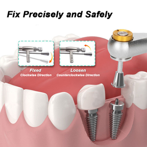 Kit de réparation d'<span class=keywords><strong>implants</strong></span> dentaires, tournevis à couple pour blanchiment des dents, clé dynamométrique, kit prothétique, 15-70 Ncm, tournevis à cliquet, outil de réparation d'<span class=keywords><strong>implants</strong></span> dentaires - Product Image 6