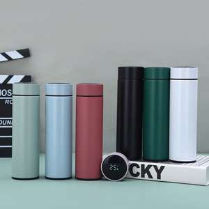 Smart <b>Water</b> <b>Bottle</b> With Temperature Display 304 <b>Stainless</b> <b>Steel</b> Double Wall Vacuum Insulated Rechargeable Business Gift Cup - Product Image 4