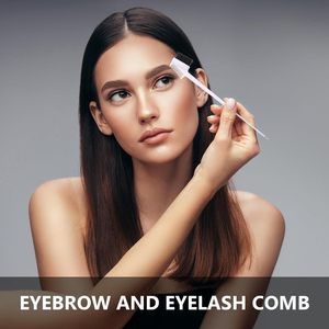 Herramientas de peinado personalizadas al por mayor: Peine para el cabello 3 en 1, cepillo para control de bordes con cola de rata, peine de doble cara para cejas - Product Image 3