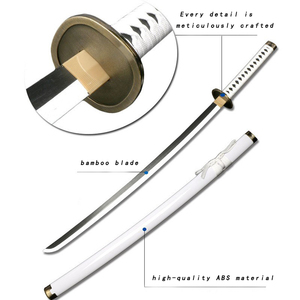 Réplique d'arme de cosplay d'anime, version originale, technique des trois <span class=keywords><strong>épée</strong></span>s de <span class=keywords><strong>Zoro</strong></span>, Wado Ichimonji, <span class=keywords><strong>épée</strong></span> en bois - Product Image 4