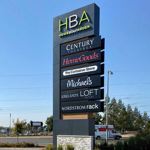 Panneau lumineux de monument personnalisé OEM, boîte à lumière, publicité autonome, prix du gaz numérique, aluminium, double face, station-service, panneau pylône LED - Product Image 4