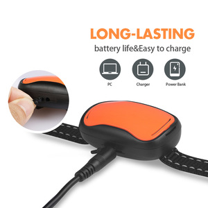 Collar antiladridos para mascotas con sonido, vibración, descarga eléctrica, recargable, supresor de ladridos para perros, azul, naranja, rosa, negro - Product Image 5