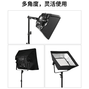 Softbox a Griglia a Nido d'Ape 40*40cm per Illuminazione Fotografica, Lampada da Studio, Pannello LED Portatile ad Alta Riflettività - Product Image 4