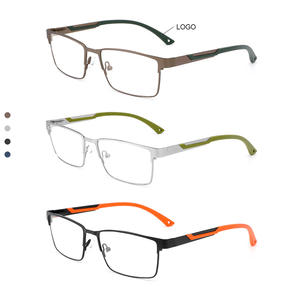 Low Price Promotional Metal Eyeglasses <strong>Frame</strong> Optical Glasses Luxury Fashion Design Ready Stock Sport Rectangle Glasses Unisex - Product Image 1
