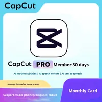 Capcut Pro Version Internet Blanc Découpe Abonnement Compatible Ordinateurs Tablettes Téléphones Livraison Automatique Exclusive pour