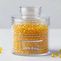 Sonnenblumengelbe 4mm Facettierte Epoxid-Strass-Steine 2-Punkt Lose Perlen DIY Handgemachte Heimdekoration Hochzeits-Bastelbedarf Langlebig