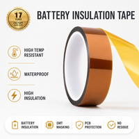 Ruban de soudure antistatique imperméable en polyimide, adhésif silicone résistant à la chaleur, film PI personnalisé pour PCB