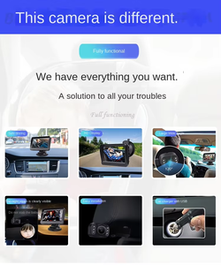 Monitor de bebé de visión nocturna para coche HD AHD de 4,3 pulgadas, cámara pequeña para coche y bebé como ayuda de marcha atrás con monitoreo seguro para cuidador y bebé - Product Image 6