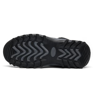 Botas de Invierno para Hombre <span class=keywords><strong>Mishansha</strong></span>, Botas de Nieve para Senderismo, Parte Superior de Cuero Nubuck, Entresuela de EVA, Cálidas, Impermeables, Antideslizantes, Forradas de Piel - Product Image 4