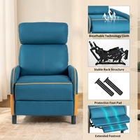 VANBOW Modernes 528-teiliges/40HQ Leder-Sofa mit Liegefunktion, Push-Back-Relaxsessel, ausziehbar, Holz und Stoff erhältlich, Großhandel