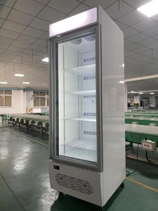 Meisda <span class=keywords><strong>400L</strong></span> Refroidisseur de Bouteille de Bière Commercial Slim Upright Display <span class=keywords><strong>Frigo</strong></span> autocollant boîte autocollant porte en verre réfrigérateurs congélateur profond - Product Image 2