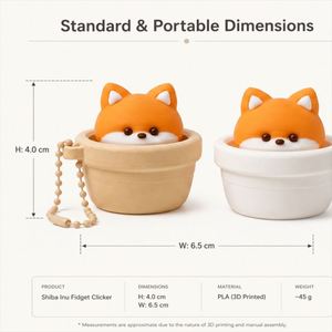 Juguete Sensorial de Animal Impreso en 3D con Interruptor de Teclado Mecánico para Alivio de Ansiedad y TDAH, Colgante para Bolsa - Product Image 1