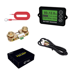 Monitor de Batería Inteligente EJ-BC10 10V-80V para Paquetes de Baterías con Pantalla LCD, Shunt 75A/150A/500A, Medidor SOC de Alta Precisión - Product Image 2