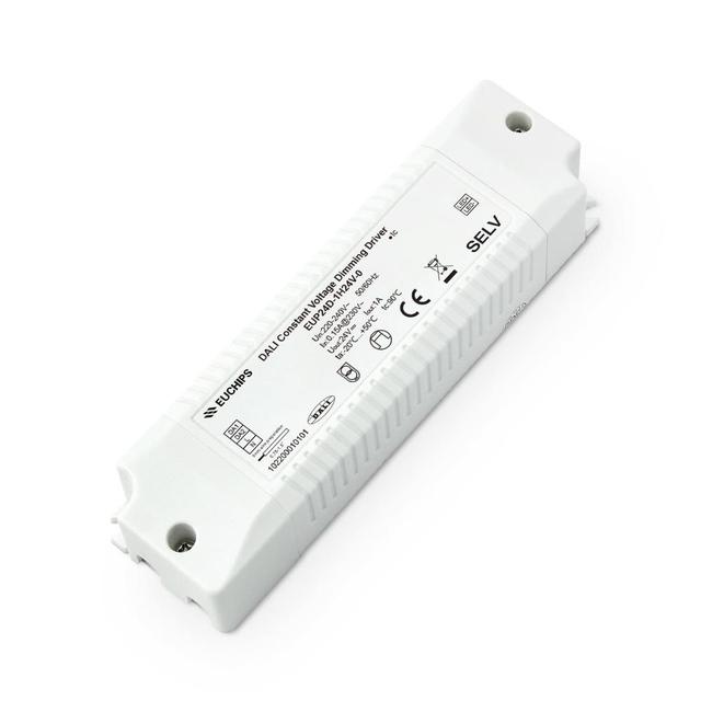 EUP24D-1H24V-0 24W 24V 1A DALI & Touch DIM LED Driver for Intelligent Lighting Systems in Offices, Hotels & Retail Stores