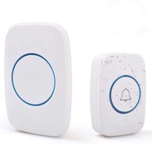 Sonnette de porte intelligente sans fil avec interphone vidéo, nouveau design, bouton émetteur étanche noir et blanc – Offre Spéciale - Product Image 1