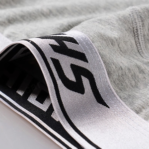 Venta al por mayor de bóxer para hombre corto ángulo plano transpirable ropa interior breve logotipo personalizado Calzoncillos largos de algodón para hombre y boxers - Product Image 3