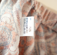 Pantalon de pyjama jacquard en coton et lin pour femme, nouvelle collection printemps/été, motif fleur de pommier, coupe ample, style décontracté