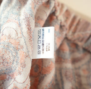 <span class=keywords><strong>Pantalon</strong></span> de pyjama jacquard en coton et <span class=keywords><strong>lin</strong></span> pour femme, nouvelle collection printemps/été, motif fleur de pommier, coupe ample, style décontracté - Product Image 3