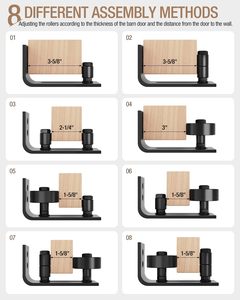 <span class=keywords><strong>Guide</strong></span> <span class=keywords><strong>de</strong></span> plancher en acier <span class=keywords><strong>au</strong></span> carbone <span class=keywords><strong>de</strong></span> bonne qualité prêt à l'emploi Kit <span class=keywords><strong>de</strong></span> quincaillerie <span class=keywords><strong>pour</strong></span> <span class=keywords><strong>porte</strong></span> <span class=keywords><strong>de</strong></span> grange - Product Image 5