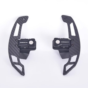 Megnetico in fibra di carbonio volante per auto Paddle Shift per VW <span class=keywords><strong>Golf</strong></span> 6 <span class=keywords><strong>Golf</strong></span> 7 <span class=keywords><strong>Golf</strong></span> <span class=keywords><strong>8</strong></span> Mk7 Mk8 Gti R-line Paddle Shifter <span class=keywords><strong>accessori</strong></span> - Product Image 2