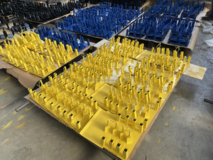 Carro de panel todo terreno de alta resistencia con ruedas, carro móvil de láminas de yeso para electrodomésticos, carro de plataforma de madera - Product Image 5