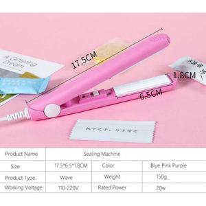 MorSun段ボールプレートミニバッグシーラーヒートシールビニール袋用ハンドヘルド食品シーラーバッグ再シーラー食品保管用 - Product Image 2