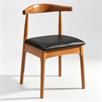 Chaise de salle à manger en bois massif de qualité commerciale pour restaurants, hôtels, cafés, zones de restauration – Prise en charge des achats en gros, démontable et expédition en kit