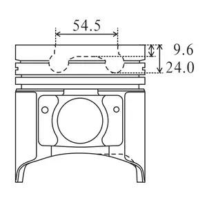 4HK1-TC del pistón del motor de 5-12111-068-0-8-94452-912-0-1-12111-240-1-12111-5-242-1-8-97025-457-2 8972283030 8-97228-303-0