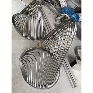 ANW1904 Escultura Decorativa de Acero Inoxidable 8K, Estilo Art Deco, para Decoración de Paisajes - Product Image 2