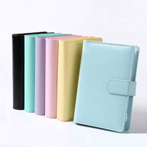 Hot-Selling A6 Aron Mini Cute Personalized Notebook Planner A5 Loose-Leaf <b>Journal</b> Hardcover Styler Leather Cover Perfect Gift - Product Image 2