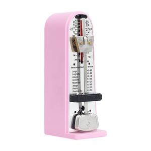 Metronomo meccanico universale per chitarra Ukulele strumenti musicali Logo personalizzato rosa tamburello tipo di tamburo - Product Image 1
