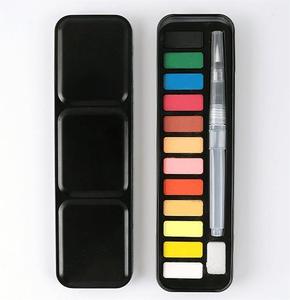 Nouveauté : Ensemble de peintures <span class=keywords><strong>à</strong></span> l'<span class=keywords><strong>aquarelle</strong></span> solides 12/18/24/36 couleurs, pigments pour enfants, artistes et débutants - Product Image 1